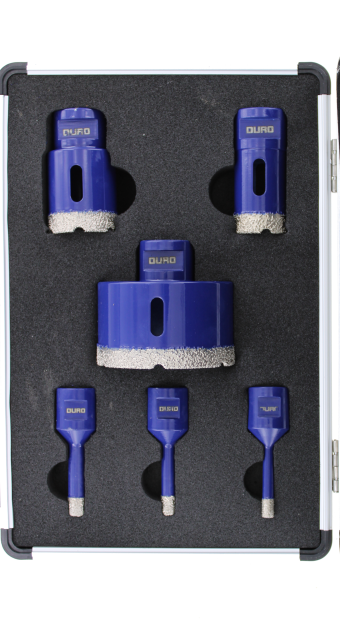 DURO - DU AGTD Foret Diamanté Set 6 à 68mm Carrelage