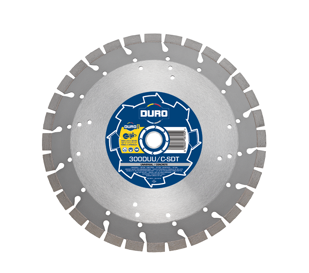 DURO - DUU/C SDT Disque Diamanté 125-400mm Béton Universel