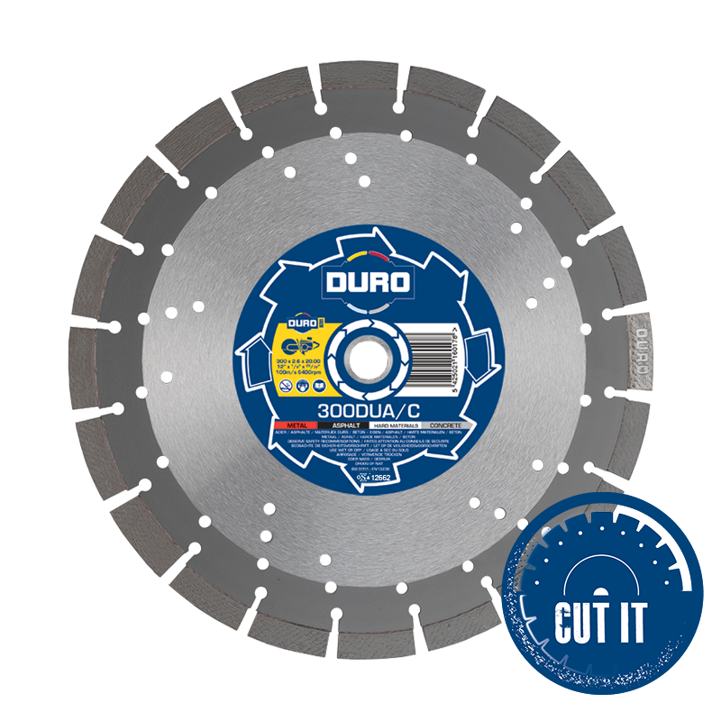 DURO - DUA/C Disque Diamanté 230-600mm Matériaux. Métaux