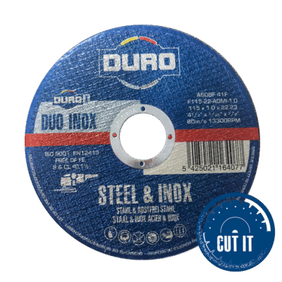 DURO - Disque à Tronçonner Acier Inox