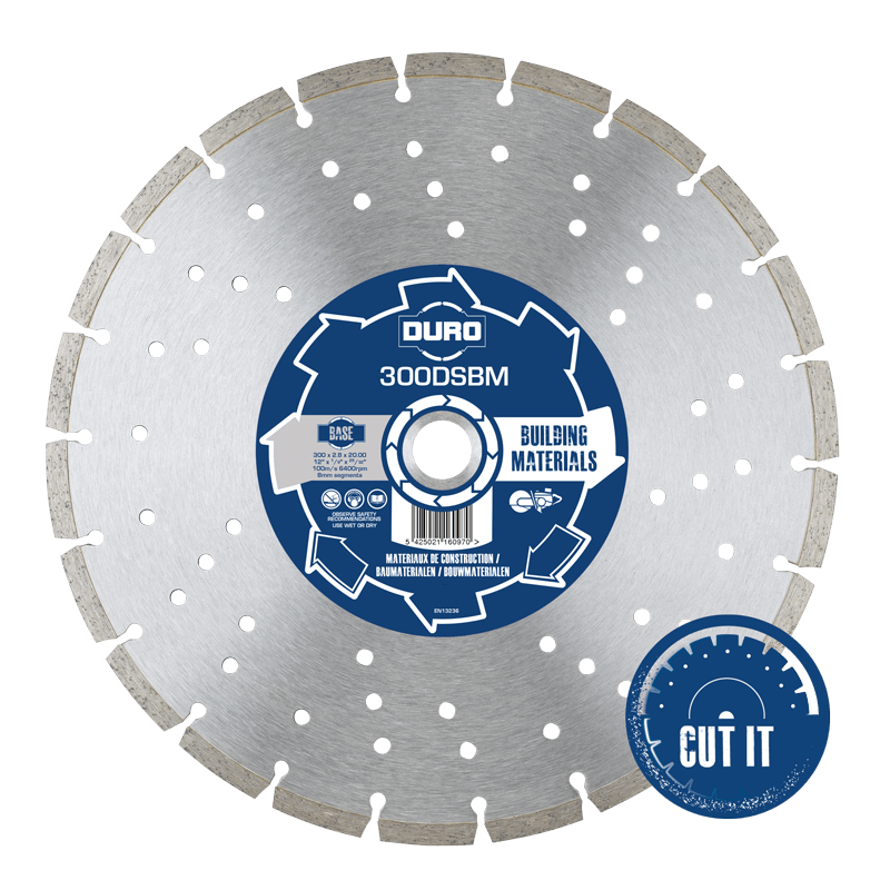 DURO - DSBM Disque Diamanté 230-300mm Mixte