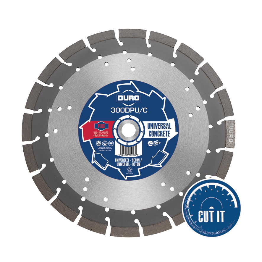 DURO - DPU/C Disque Diamanté 115-650mm Béton Mixte