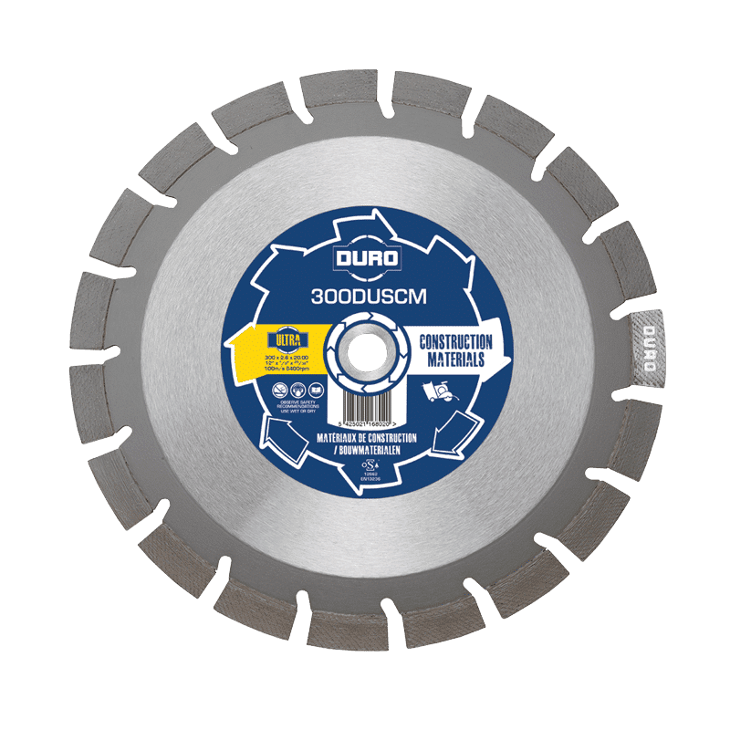 DURO - DUSCM Disque Diamanté 230-350mm Béton. Mixte