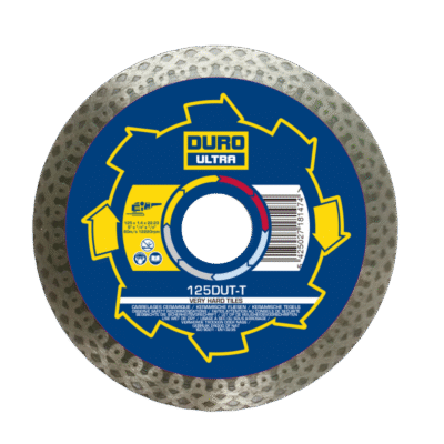 DURO - DUT T Disque Diamanté 115 et 125mm Céramiques